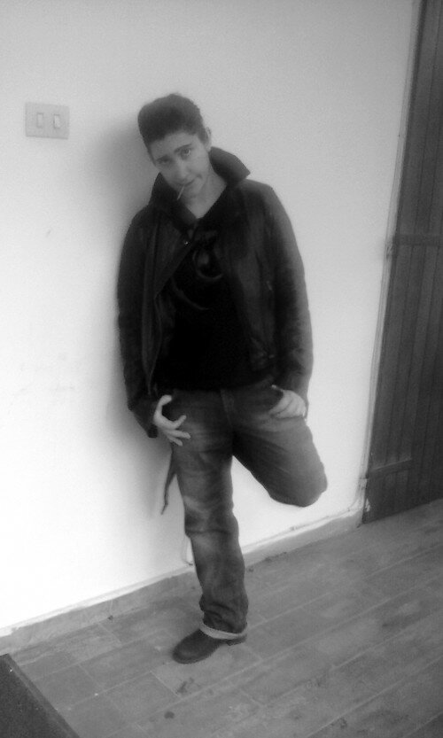 MadameZou in her best James Dean impersonation